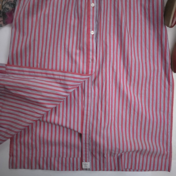 New Southern Tide Striped Red and White Womens Belted Pocketed Maxi Dress Sz S - Picture 5 of 15